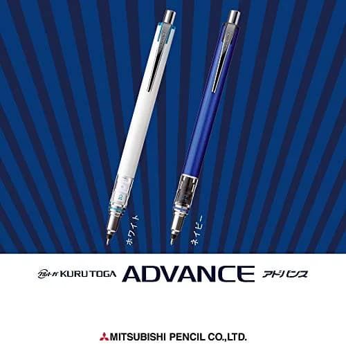 Uni Kuru Toga Advance Mechanical Pencil 0.7mm White | Smooth Ink Flow Writing Instrument thumbnail 6