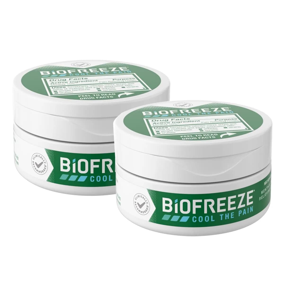 Biofreeze Menthol Pain Relief Cream 177ml (6 Fl Oz) | Cooling Relief for Arthritis, Muscle & Back Pain - main product image
