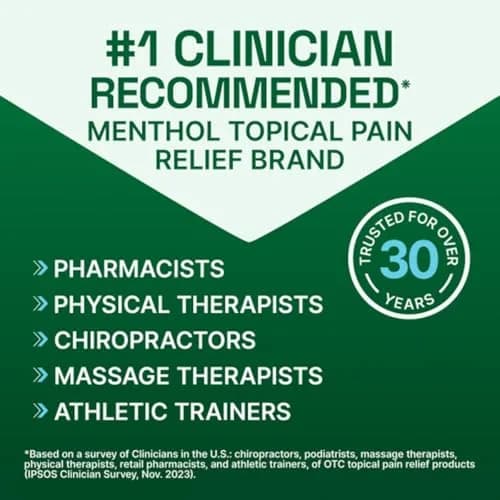 Biofreeze Menthol Pain Relief Cream 177ml (6 Fl Oz) | Cooling Relief for Arthritis, Muscle & Back Pain thumbnail 9