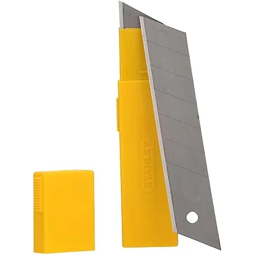 STANLEY Replacement Blade 25 mm | 4-Pack, Stainless Steel, 7-Point, Fits Most Snap-Off Knives thumbnail 5