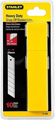 STANLEY Replacement Blade 25 mm | 4-Pack, Stainless Steel, 7-Point, Fits Most Snap-Off Knives thumbnail 3