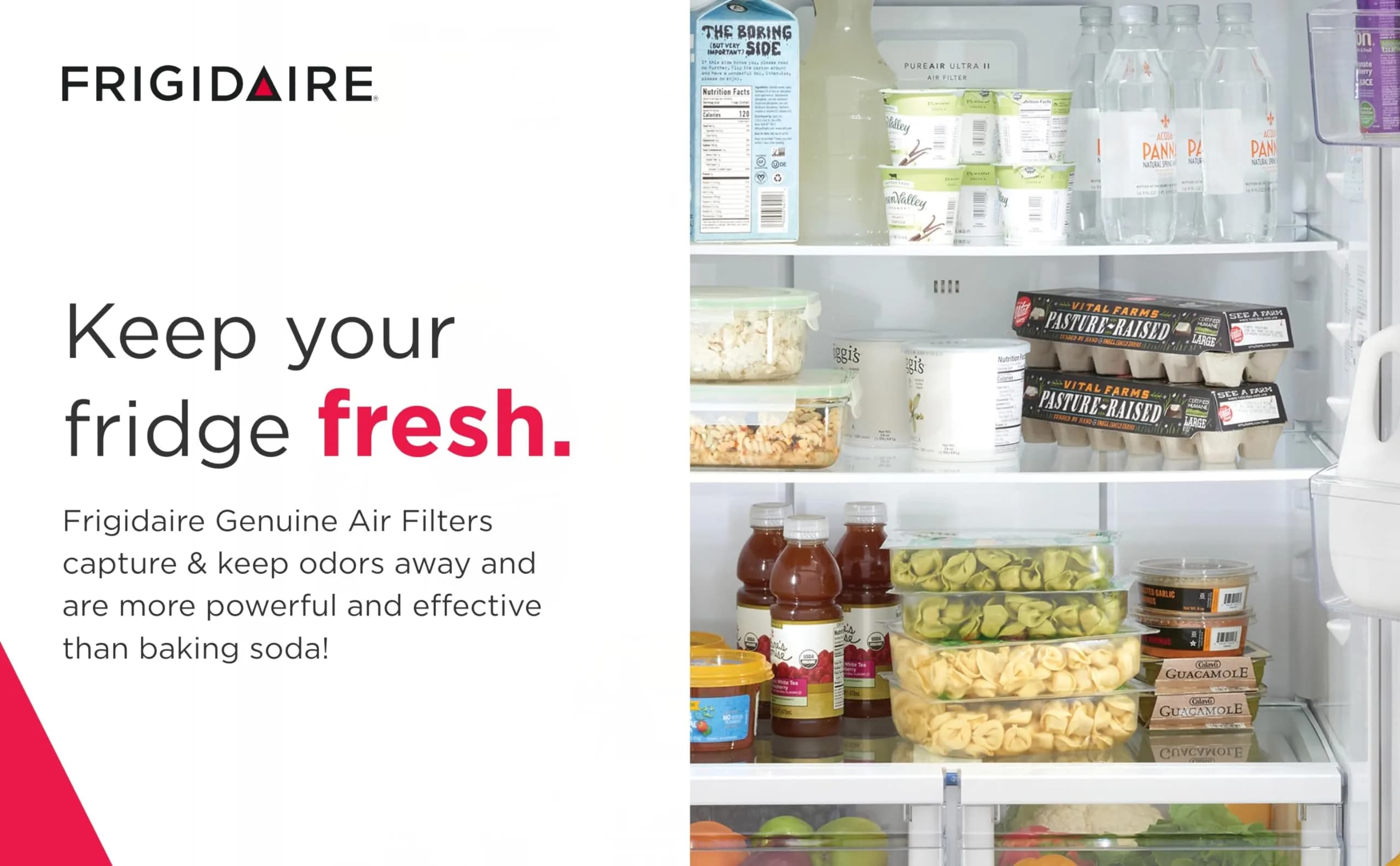 Frigidaire Pure Air Ultra II Refrigerator Air Filter - Single Pack | Odor Absorbing Carbon Technology - view 5