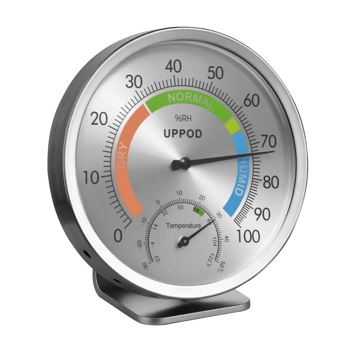 LittleGood Analog Hygrometer Thermometer 13cm (5") | Accurate Humidity & Temperature Monitor for Indoor/Outdoor Use - main product image