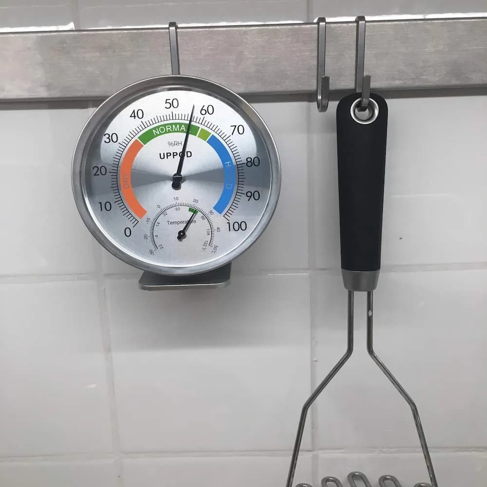 LittleGood Analog Hygrometer Thermometer 13cm (5") | Accurate Humidity & Temperature Monitor for Indoor/Outdoor Use - view 5