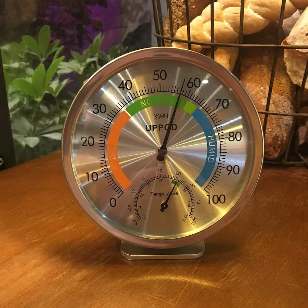 LittleGood Analog Hygrometer Thermometer 13cm (5") | Accurate Humidity & Temperature Monitor for Indoor/Outdoor Use - view 4