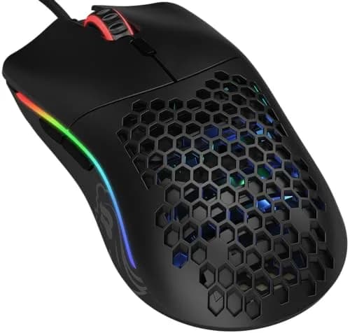 Glorious Model O Wired Gaming Mouse 67g | Superlight Honeycomb Design, RGB, Pixart 3360 Sensor, Ambidextrous - Matte Black thumbnail 1