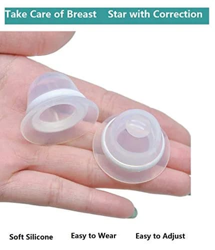 Finever Nipple Corrector for Flat Inverted Nipples | 1 Pair (Clear) thumbnail 6