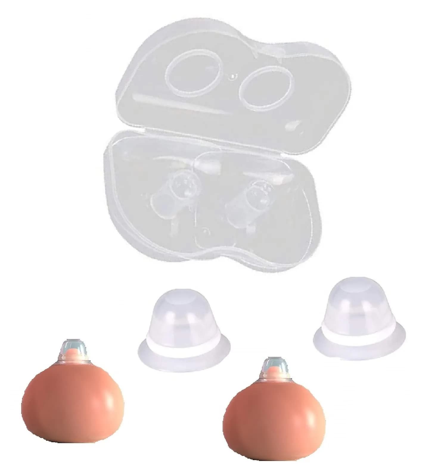 Finever Nipple Corrector for Flat Inverted Nipples | 1 Pair (Clear) - view 4
