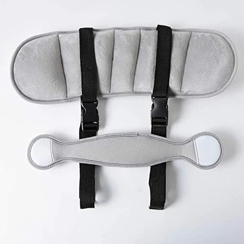 LETTON Adjustable Child Head Support Pillow for Car Seats, Toddler & Infant Headrest | 21 x 17 inches (Grey) thumbnail 5