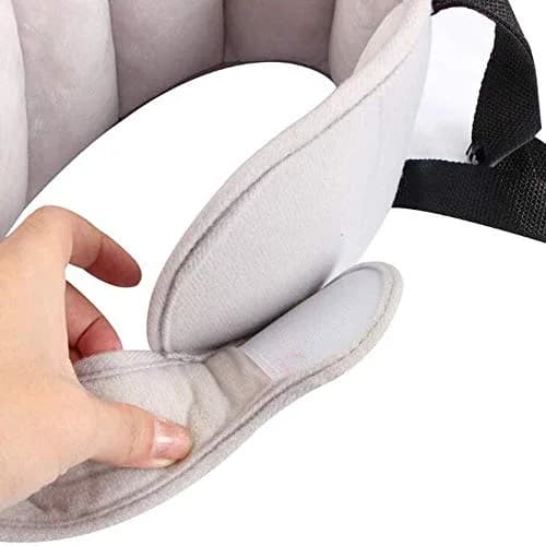 LETTON Adjustable Child Head Support Pillow for Car Seats, Toddler & Infant Headrest | 21 x 17 inches (Grey) thumbnail 6