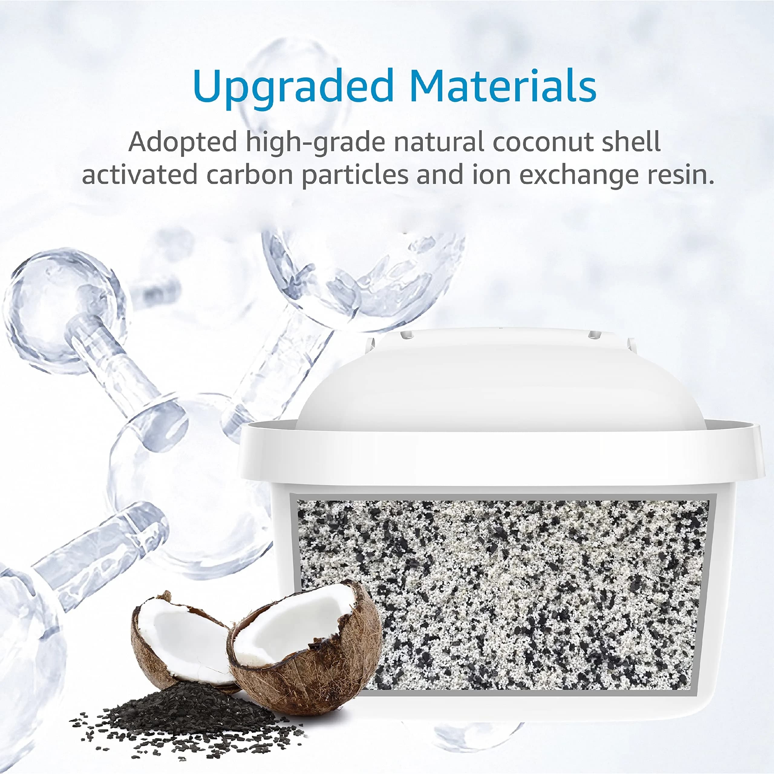 AQUA CREST Water Filter Replacement for Brita Mavea Maxtra 6 Pack | NSF Certified Lead-Free Filtration - view 6