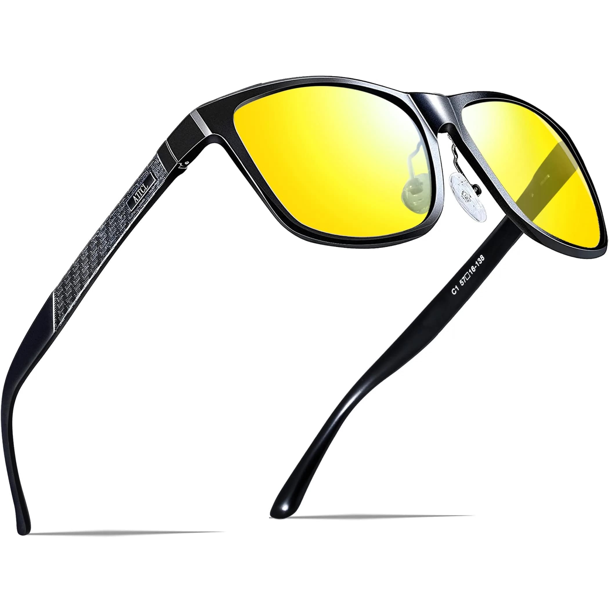 ATTCL HD Night Driving Polarized Sunglasses for Men - Enhanced Visibility for Night Driving - main product image