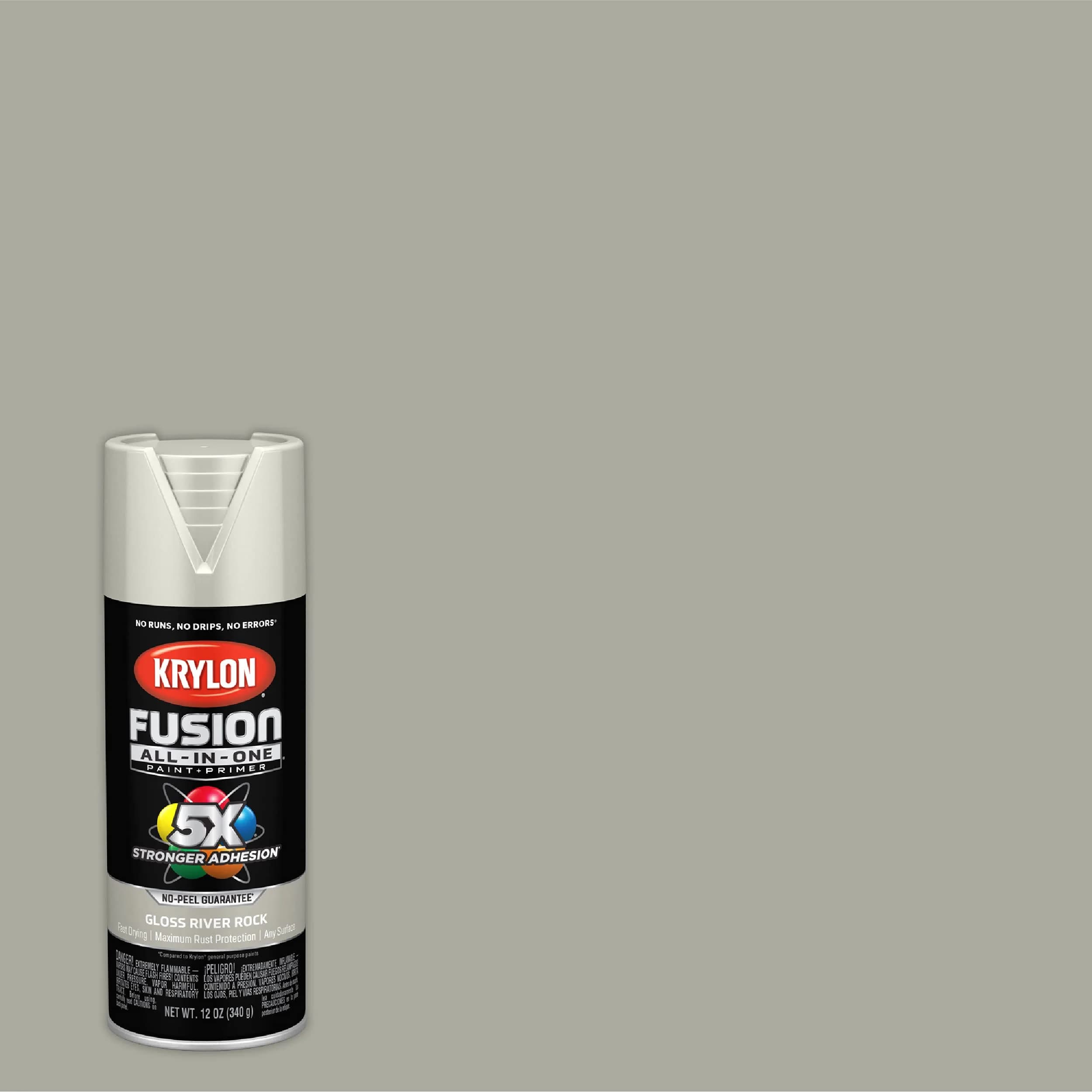 Krylon Fusion All-In-One Gloss Grey Spray Paint & Primer - Bonds to Difficult Surfaces - view 2
