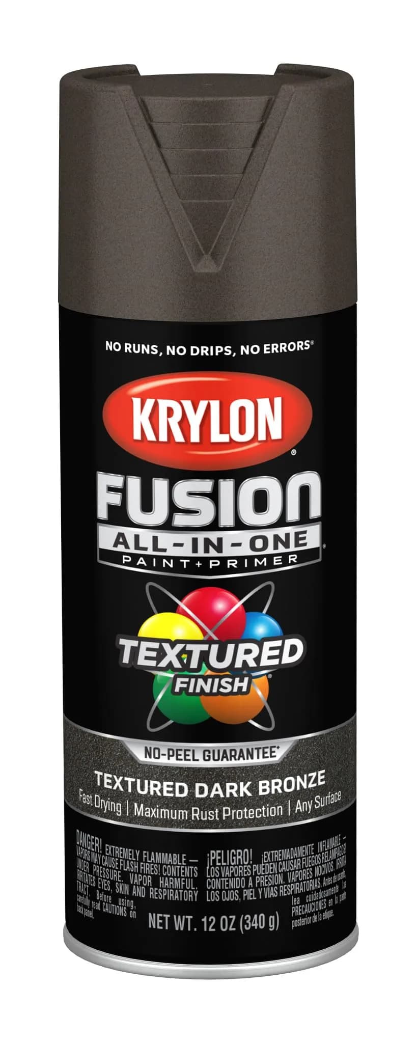 Krylon Fusion All-in-One Textured Spray Paint, 355ml (12 oz) | Bonds to Difficult Surfaces