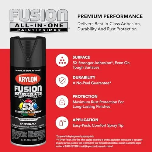 Krylon Fusion All-in-One Textured Spray Paint, 355ml (12 oz) | Bonds to Difficult Surfaces thumbnail 7