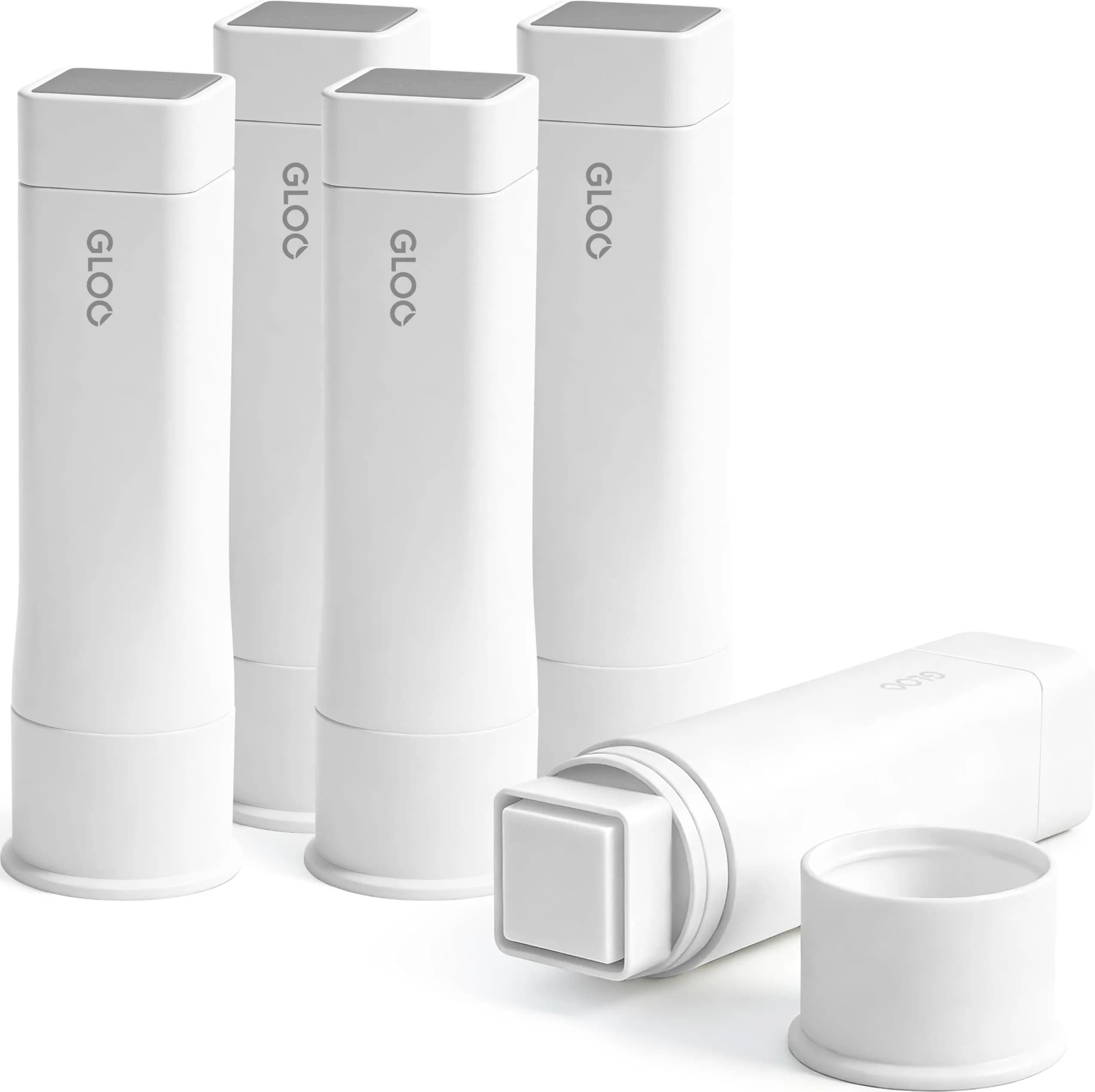 Kokuyo Gloo Square Glue Stick Firm Stick Small Size 22g (0.78oz) Pack of 5 | Strong Adhesive for Paper Crafts — Small