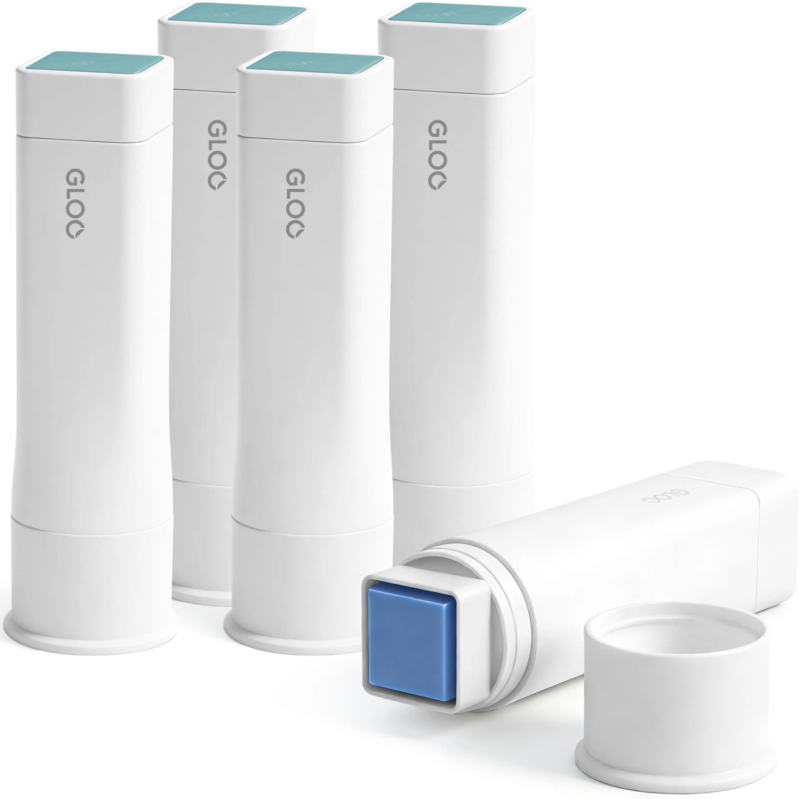 Kokuyo Gloo Square Glue Stick, Color Disappearable, Small Size, Pack of 5 (22g each) | Eco Mark Certified