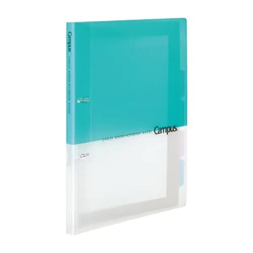 Kokuyo Campus 2-Ring Loose Leaf Binder A4 30.7cm (12.1in) Light Blue | Organizes Up to 100 Sheets - main product image