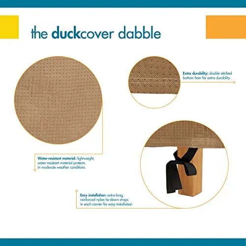 Duck Covers Essential Water-Resistant 90 Inch Canopy Swing Cover | Outdoor Swing Cover with Ultrasonic Welded Seams thumbnail 6