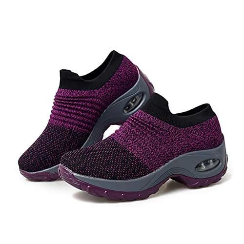 LEADER SHOW Women's Slip-On Shoes 5 | Casual Comfort with Platform Heel thumbnail 5