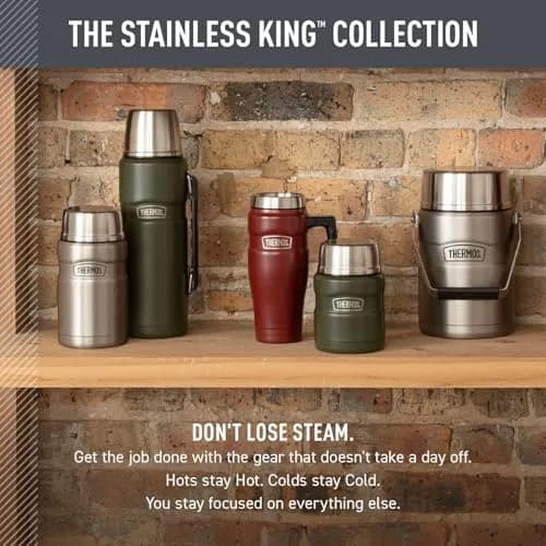 THERMOS Stainless King Travel Mug with Handle 16oz (473ml) | Leak-Proof, Dishwasher Safe thumbnail 6