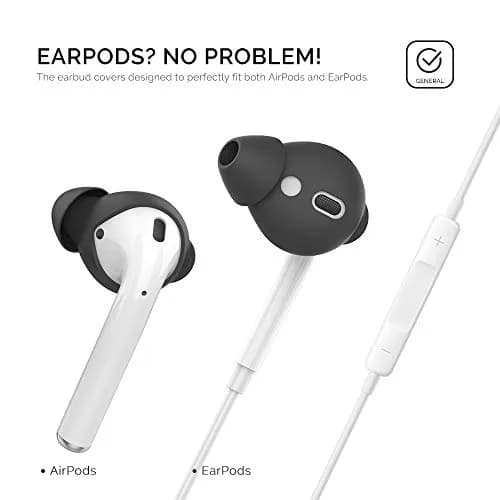 AHASTYLE AirPods Ear Tips Silicone Cover 3 Pairs Black | Noise Isolation & Comfort thumbnail 6