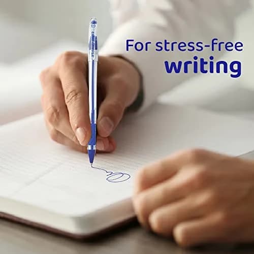 Cello Gripper Ball Pen Set Blue 25 Count (Pack of 25) | Smooth Ink Flow thumbnail 7
