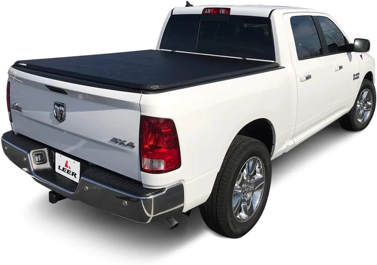 LEER Latitude | Fits 2019-2025 Ram with 6.4 ft Bed | Soft Tri-Fold Truck Bed Cover