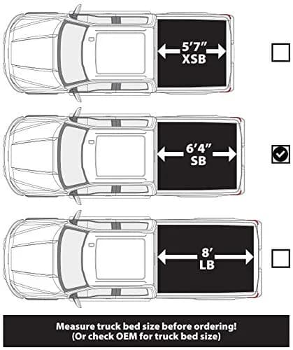 LEER Latitude | Fits 2019-2025 Ram with 6.4 ft Bed | Soft Tri-Fold Truck Bed Cover thumbnail 4