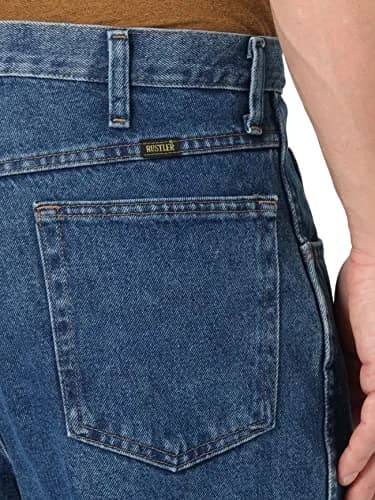 Rustler Classic Relaxed Fit Jeans 36W x 30L | Durable, Comfortable & Long-Lasting thumbnail 3