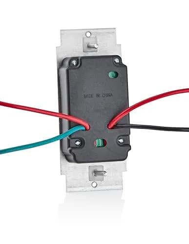 Leviton SureSlide Ceiling Fan Wall Switch, Quiet 3-Speed Fan Control, 1.5 Amps, 661F-10T, Light Almond | Low Noise, Precise Speed Control thumbnail 9