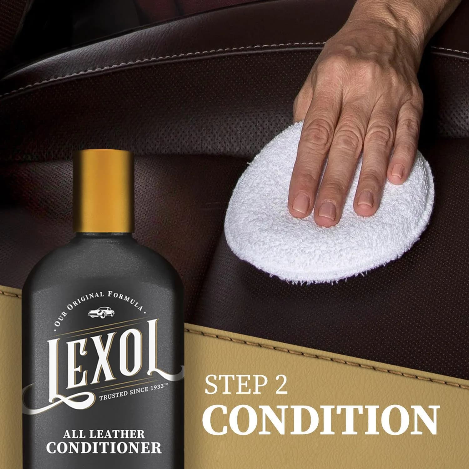 Lexol Leather Cleaner & Conditioner Kit | 473ml (16 Fl Oz) Each - view 4