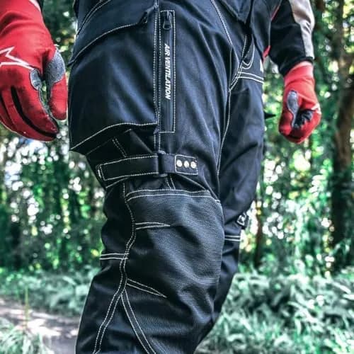 HWK Motorsports Apparel Water Resistant Motorcycle Pants | 91cm (30" Inseam) Waist 96cm (38" Waist) thumbnail 2