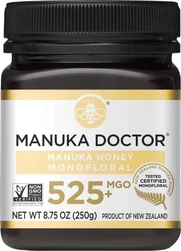 Manuka Doctor Raw Manuka Honey MGO 525+ | Natural Superfood, Traceable, 8.75 oz thumbnail 1