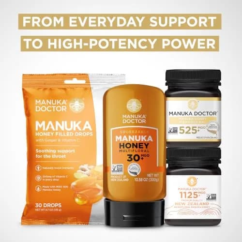 Manuka Doctor Raw Manuka Honey MGO 525+ | Natural Superfood, Traceable, 8.75 oz thumbnail 8