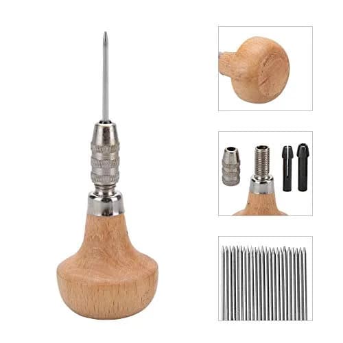 Salmue Beading Tools Set 23pcs Metal Beaders with Wooden Handle | Jewelry Setting Tools for Adults thumbnail 7