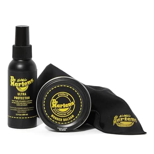 Dr. Martens Shoe Care Kit, Black | Leather Nourishing & Protection Set, One Size thumbnail 2