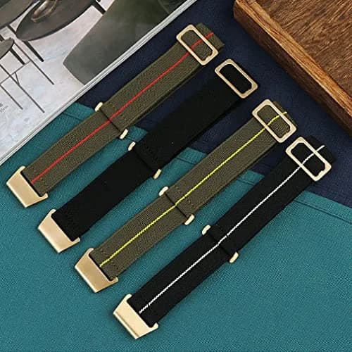 NIBD Watch Band with Elastic Nylon Strap 20/21/22mm | Military Army Style, Durable & Water-Resistant thumbnail 5