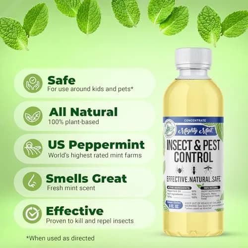 Mighty Mint Peppermint Oil Insect Repellent Concentrate 222ml (7.4 Fl Oz) | Natural Spider & Ant Control thumbnail 4