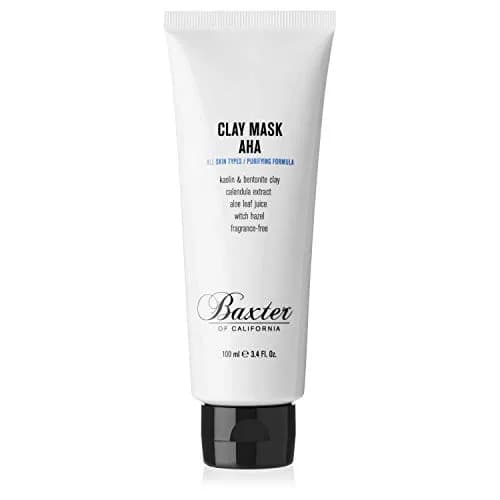 Baxter of California Purify AHA Clay Mask 100ml (3.4 fl oz) | Fragrance-Free Deep Pore Cleansing thumbnail 1