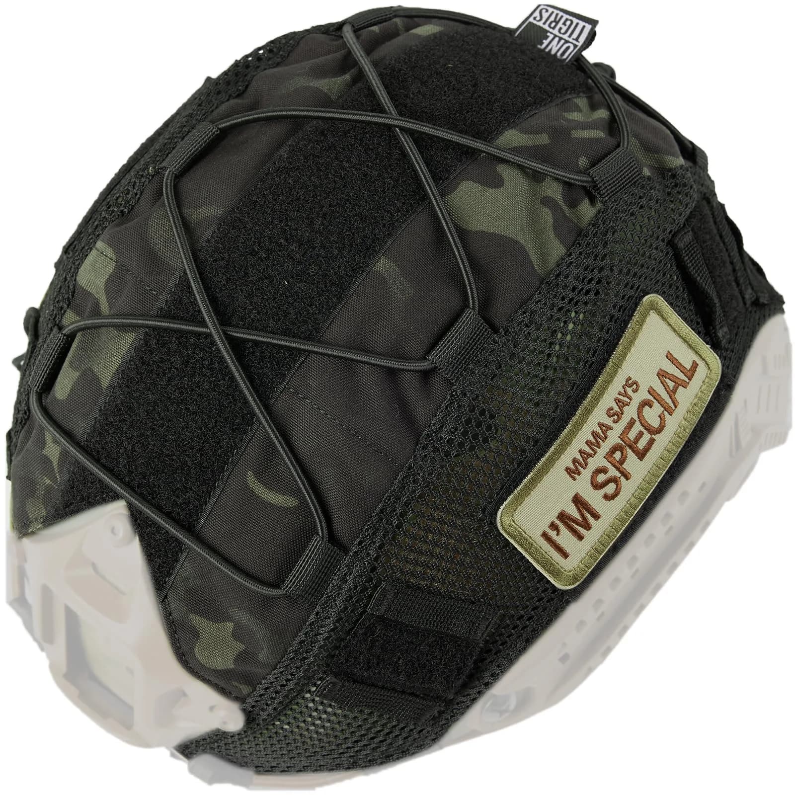 ONETIGRIS Helmet Cover, Tactical Fast Cover Cloth for PJ Helmet, Size M/L | Water-Resistant Cordura Nylon thumbnail 1