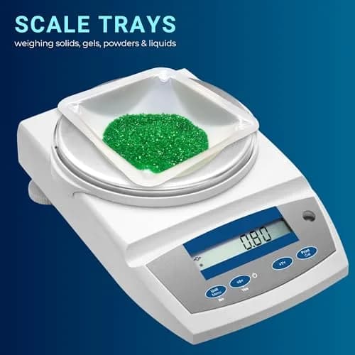 Pure Ponta 100mL Weigh Boats (125 Pack) | Antistatic Polystyrene Lab Trays for Powder Measuring thumbnail 3