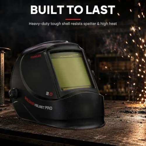 YESWELDER Auto Darkening Welding Helmet, Large View, LYG-M800H | True Color, 4 Sensors, 3.93"X3.66" View thumbnail 8