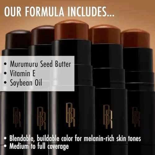 Black Radiance Color Perfect Foundation Stick, Cappuccino | Multi-tasking Face Foundation for Darker Skin thumbnail 6