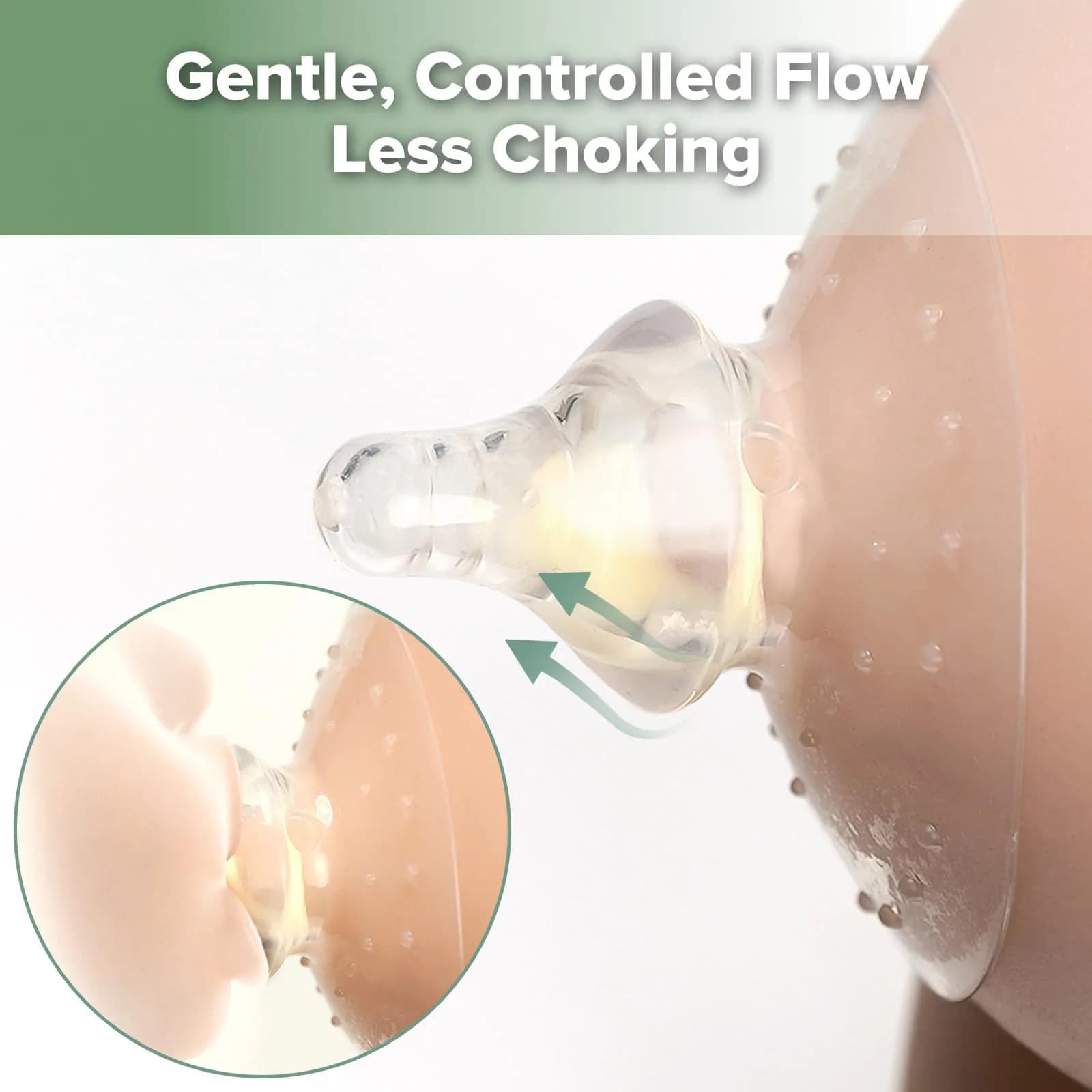 haakaa Silicone Nipple Shields for Breastfeeding (1 Count) | BPA-Free for Latch Difficulties & Sore Nipples - view 5