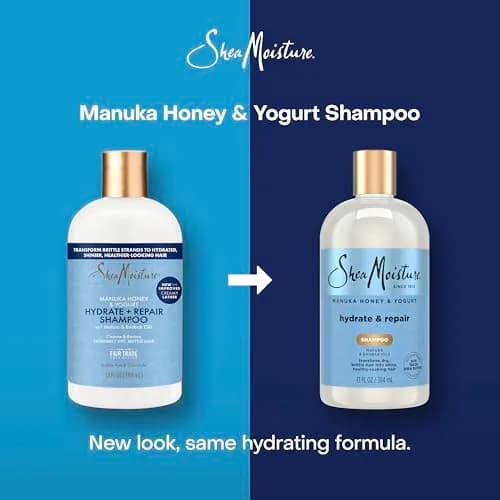 Shea Moisture Hydrate and Repair Shampoo with Manuka Honey & Shea Butter 384ml (13 Fl Oz) | Gentle Cleansing for Damaged Hair thumbnail 3