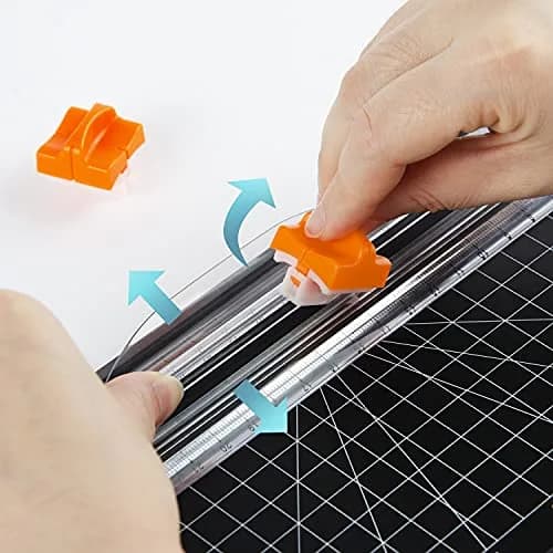 WORKLION Replacement Blade for Paper Cutter with Automatic Safeguard | Durable Titanium Blade (4 Pack) thumbnail 4