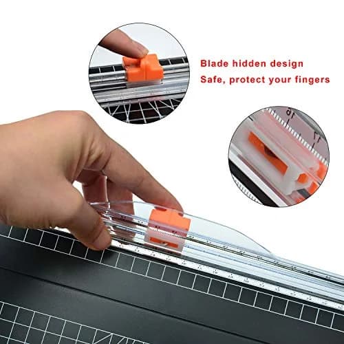 WORKLION Replacement Blade for Paper Cutter with Automatic Safeguard | Durable Titanium Blade (4 Pack) thumbnail 3