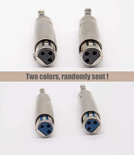 WYMECT XLR Female to 1/4 Inch TRS Stereo Male Adapter 2 Pack | Balanced Audio Connector for Studio & Stage thumbnail 6