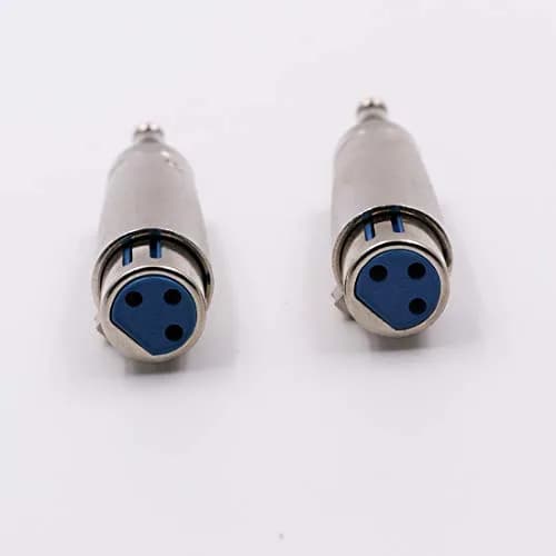WYMECT XLR Female to 1/4 Inch TRS Stereo Male Adapter 2 Pack | Balanced Audio Connector for Studio & Stage thumbnail 3
